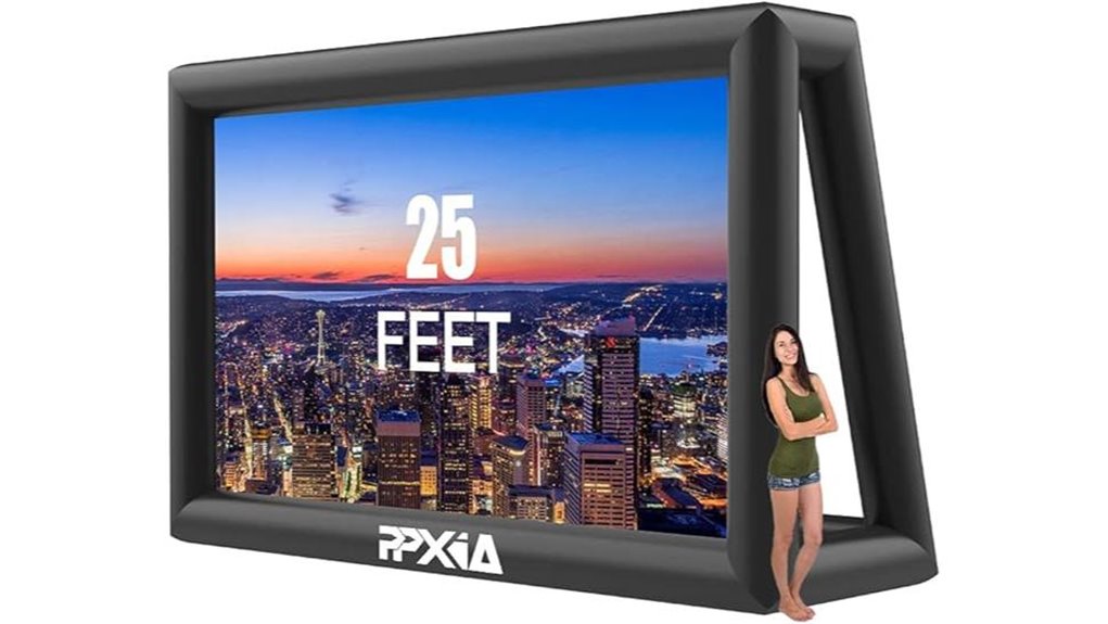 25ft inflatable outdoor screen