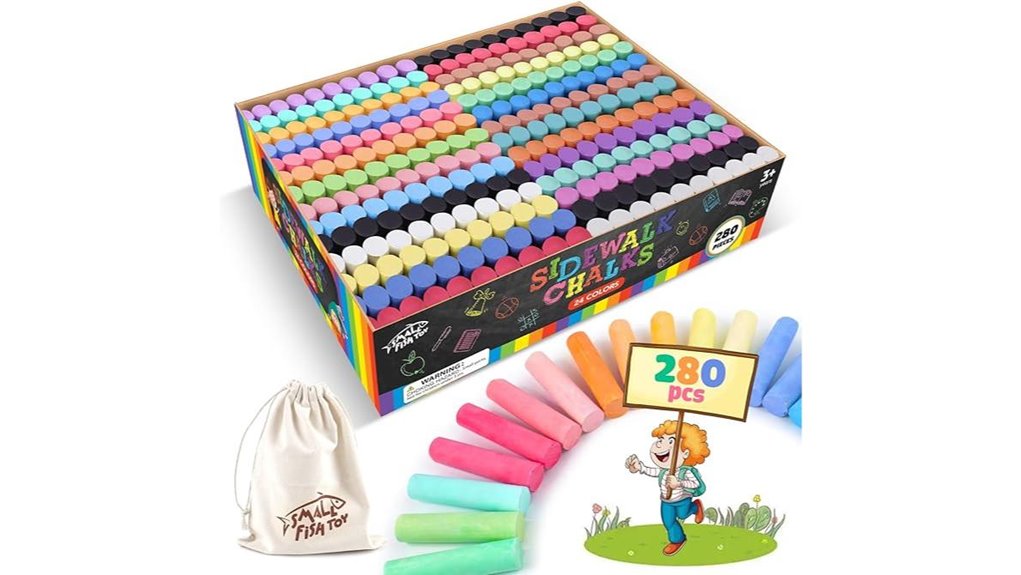 280 unit 24 color washable non toxic
