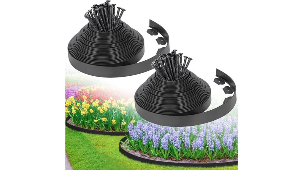 2 100 plastic edging stakes