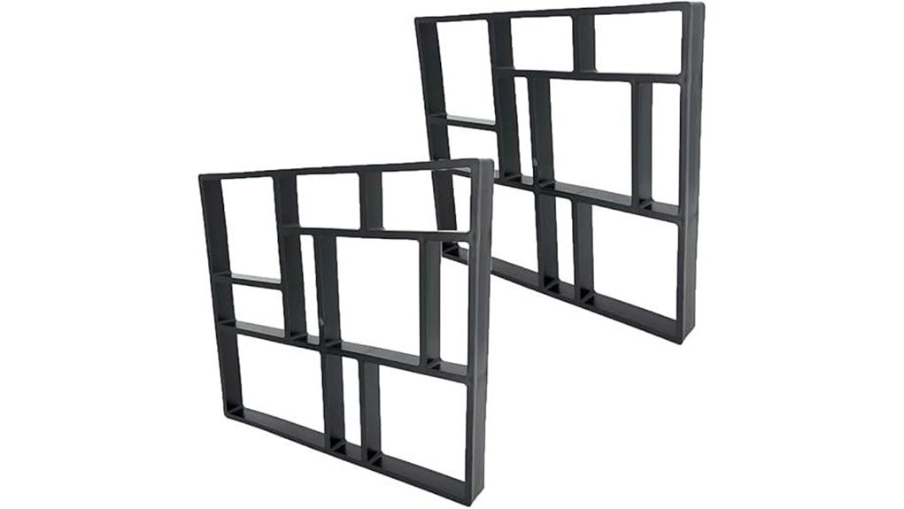 2 pack concrete molds 17 7x15 7