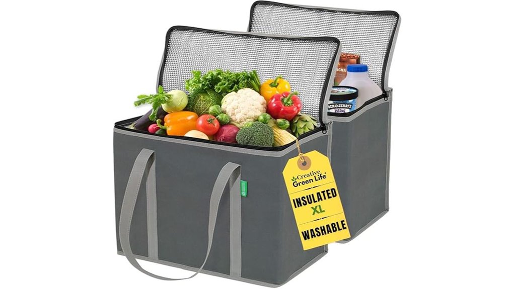 2 pack eco grocery bags