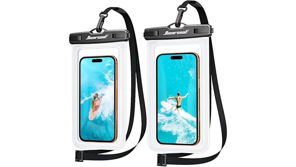 2 pack lanyard phone pouches