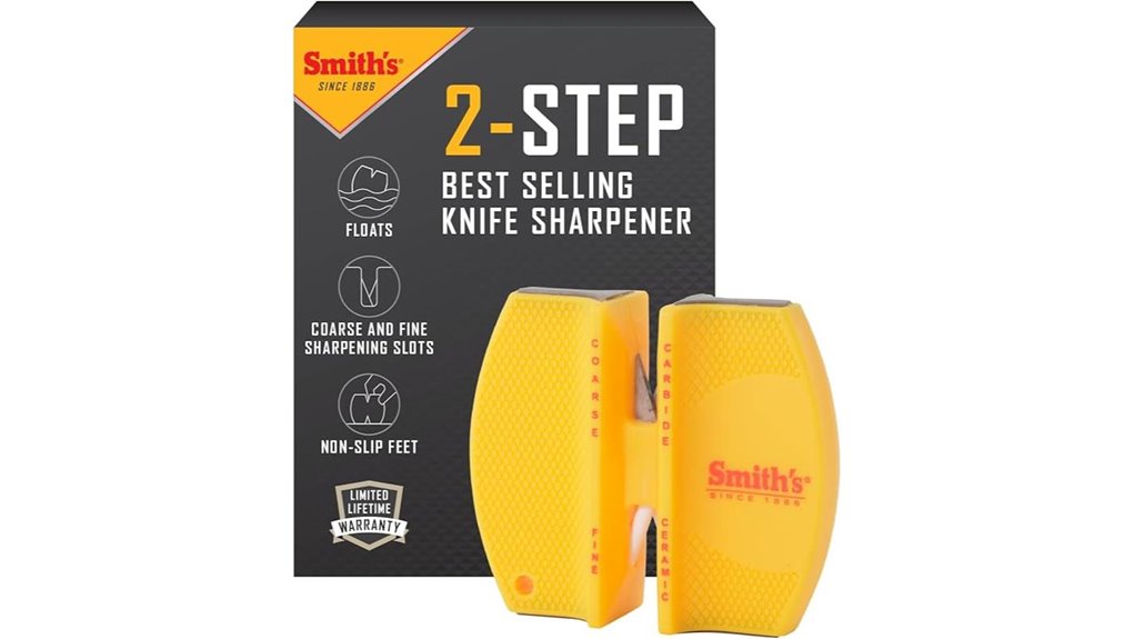 2 step outdoor knife sharpener