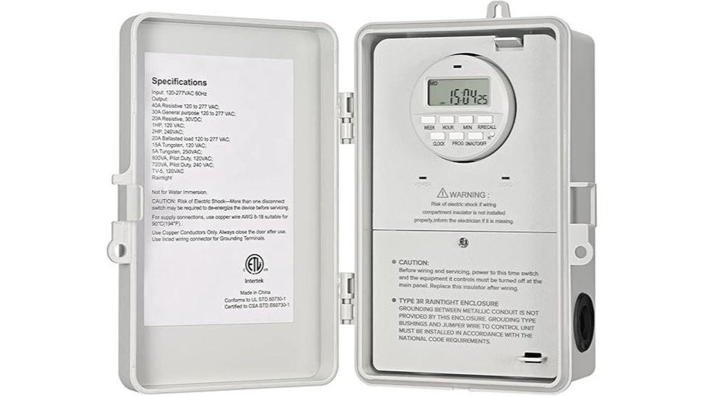 2hp 7 day pool timer