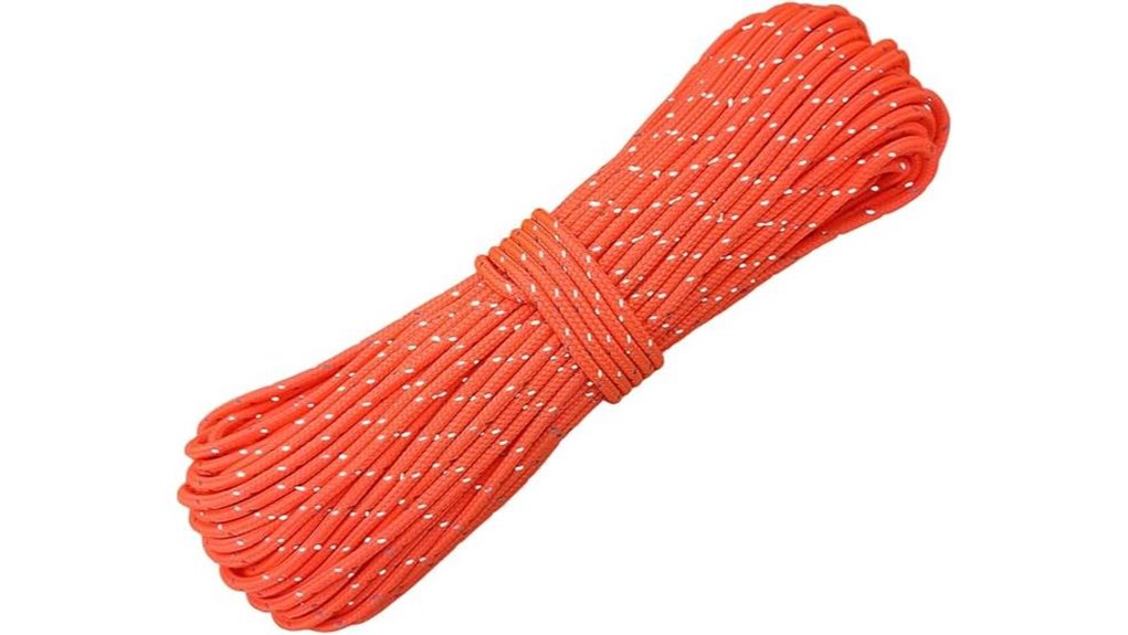 2mm orange 65ft paracord