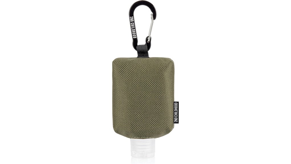 2oz sanitizer keychain clip