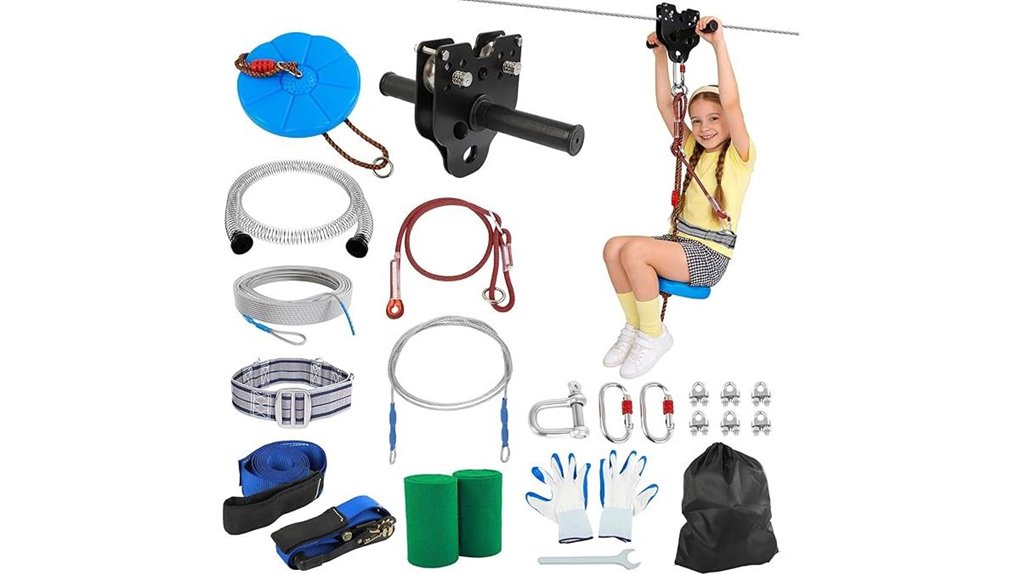 300 foot zip line kit