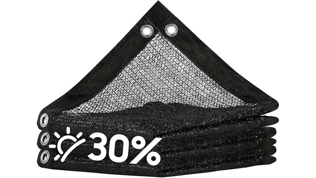 30 black shade cloth