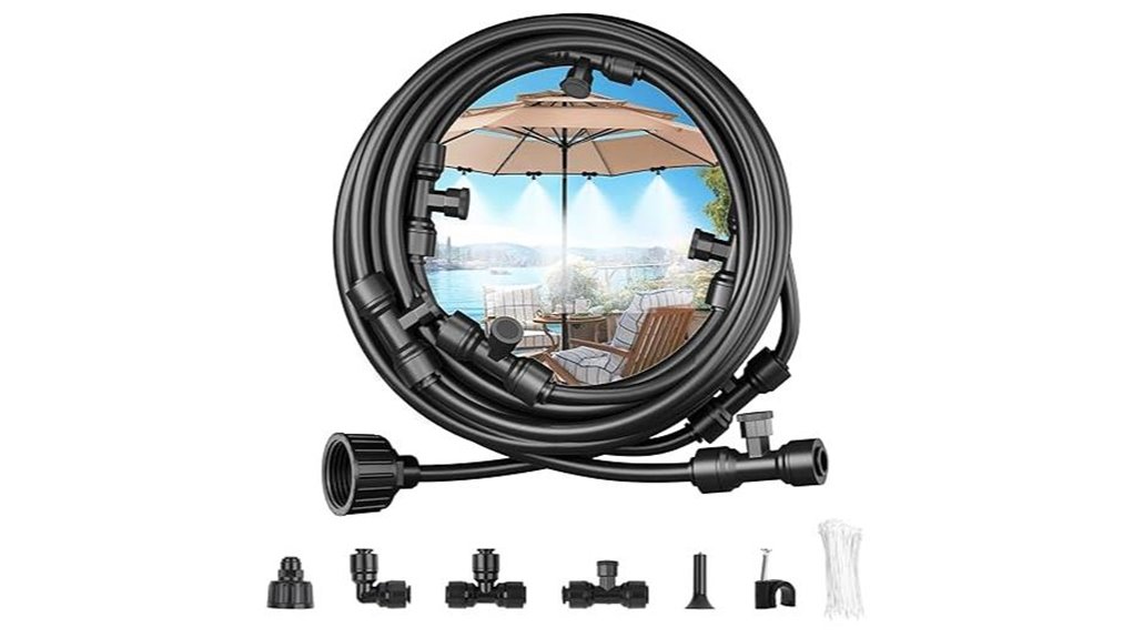 30 foot outdoor 22 outlet misters
