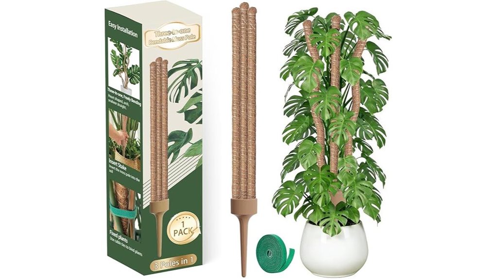 30 inch moss coir sticks
