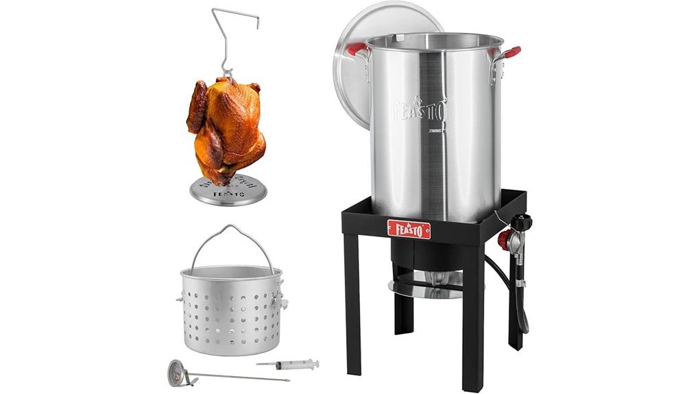 30 quart turkey crawfish boiler