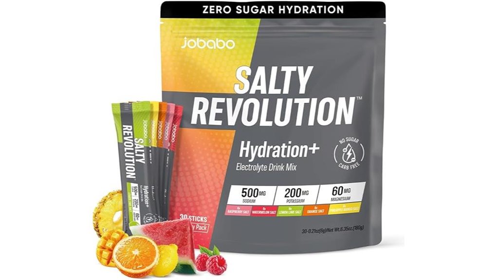 30 serving salty electrolyte packets