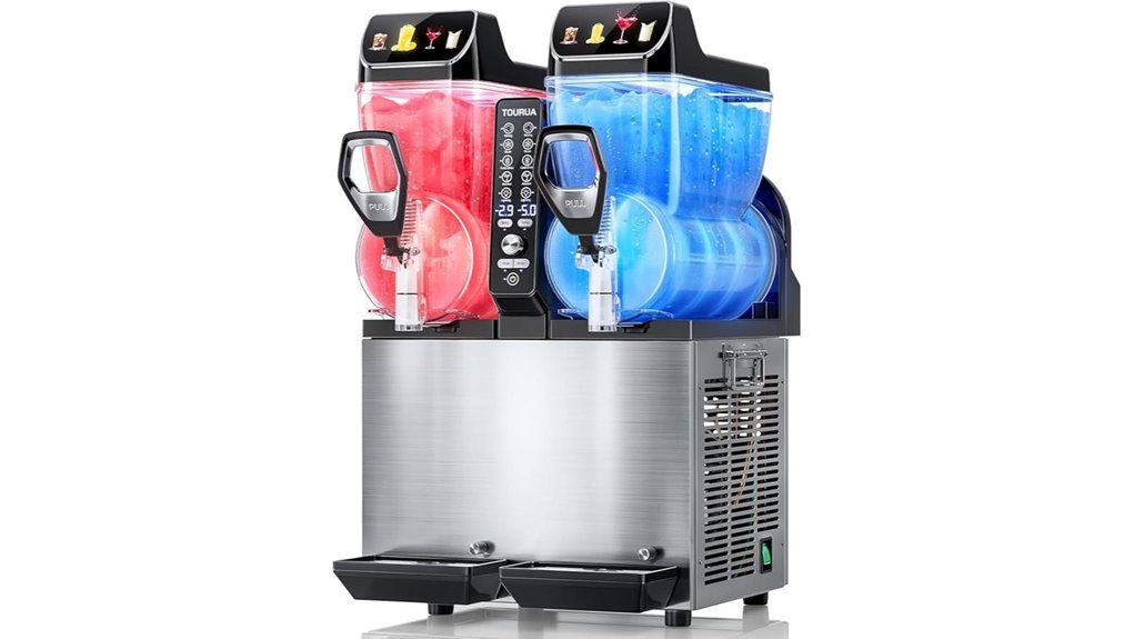 30l dual tank slushie machine