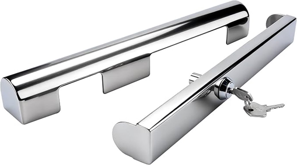 316 stainless outboard lock