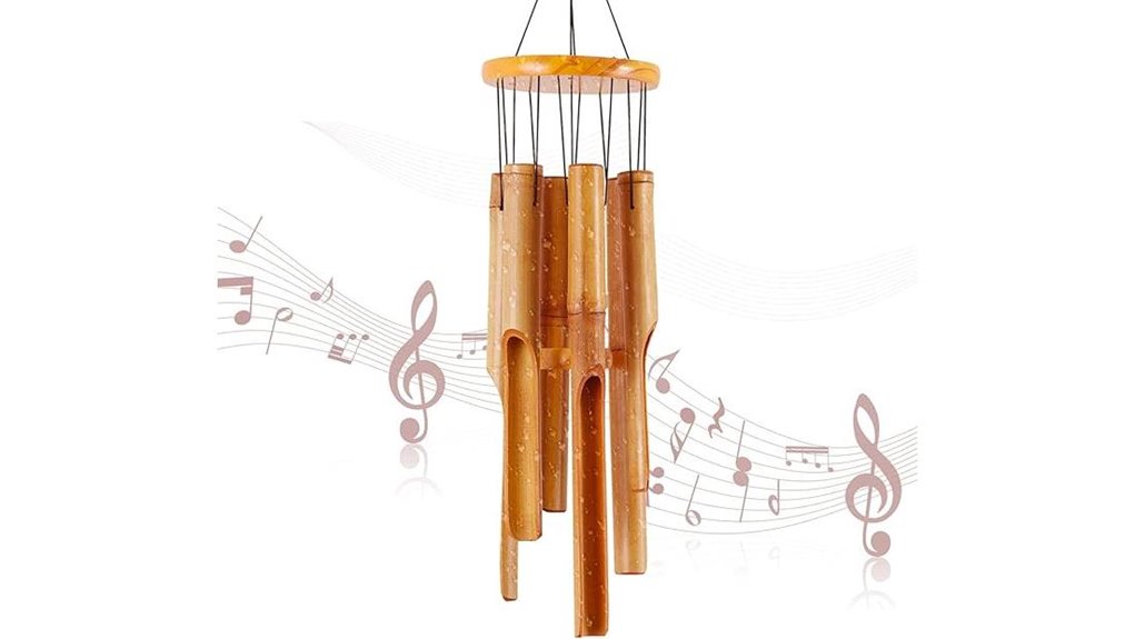 32 inch bamboo memorial chimes