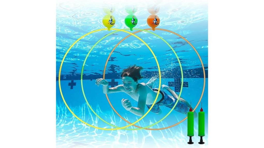 32 inch triple pool rings