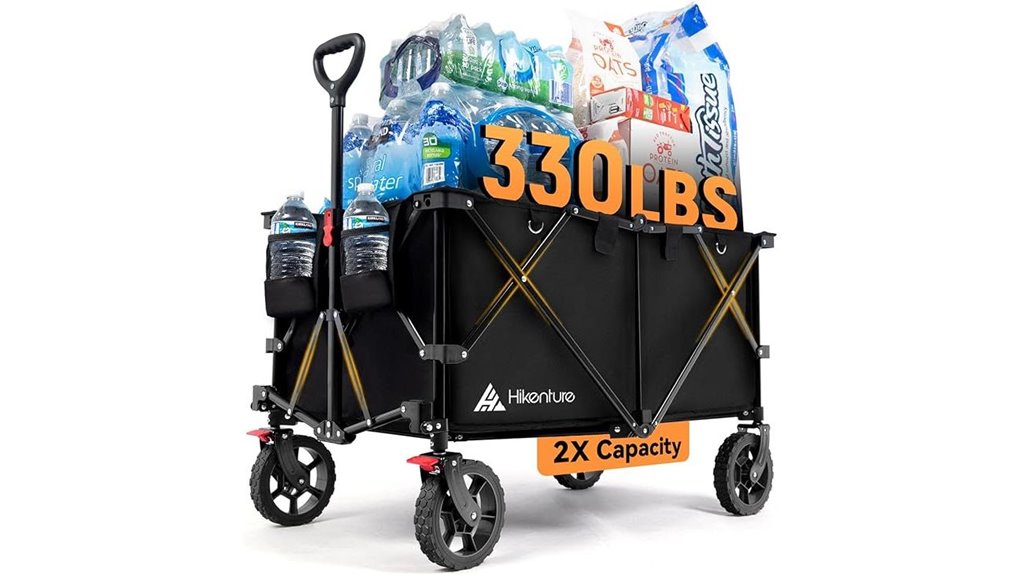 330 lb all terrain folding wagon