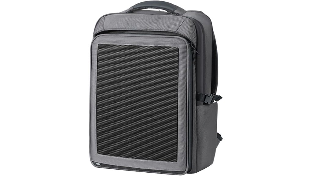 35l dual panel solar backpack