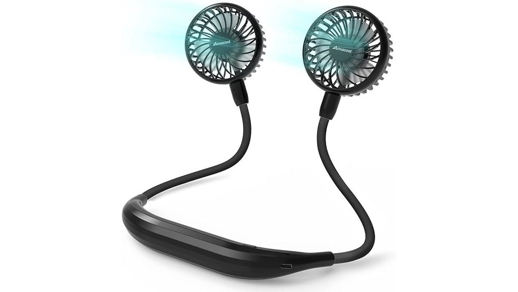 360 quiet neck fan