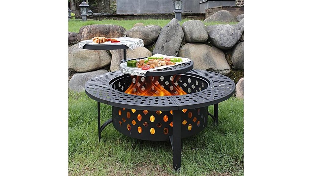 36 inch 3 in 1 fire table