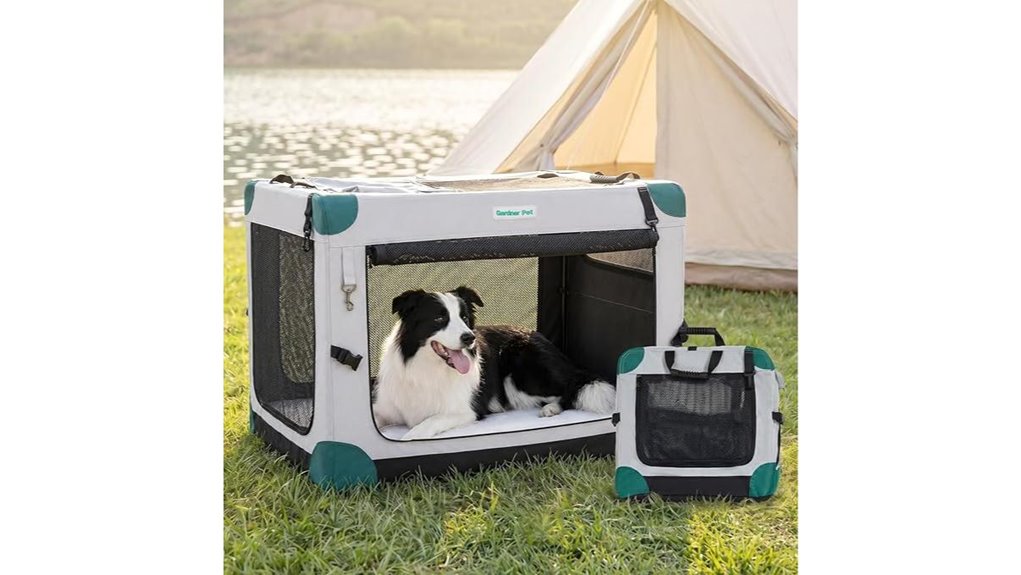 36 inch collapsible fleece crate
