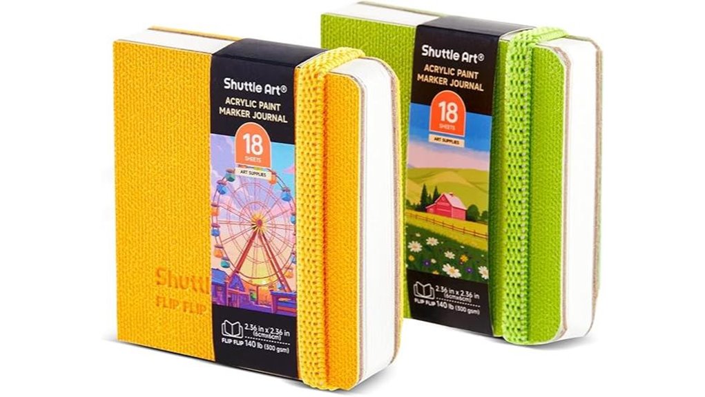 36 page acrylic sketchbook two pack