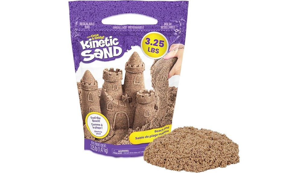 3 25lb beach sensory moldable