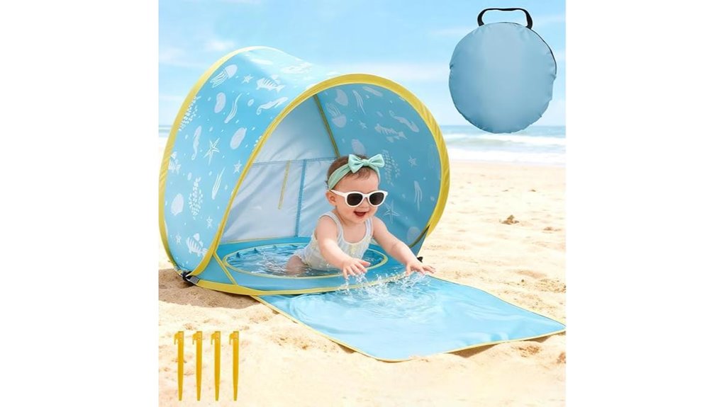 3 in 1 baby beach tent