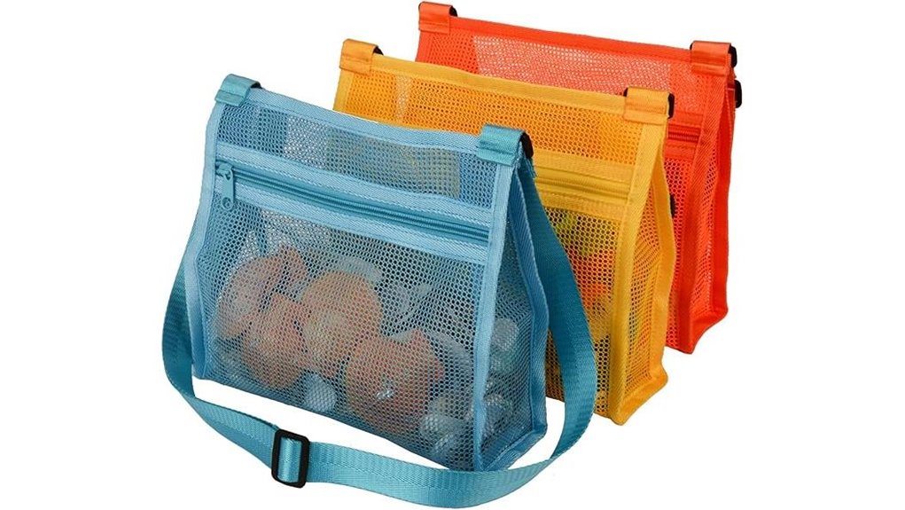 3 pack mesh beach shell
