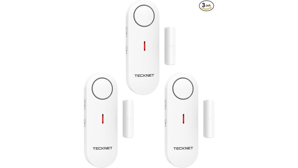 3 pack wireless door window alarm