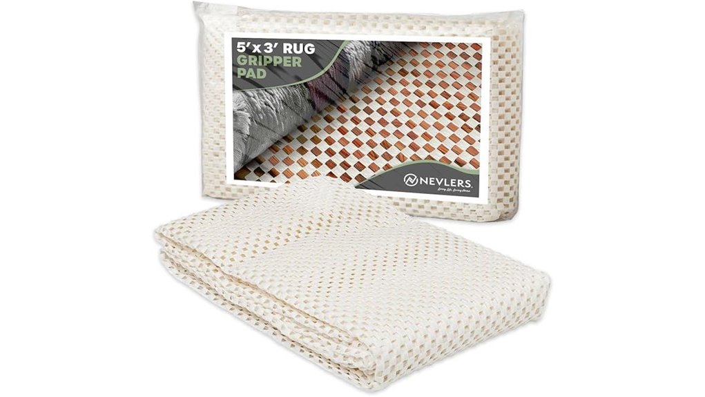 3x5 white non slip gripper