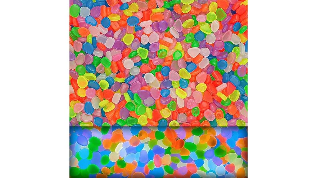 400 glow rocks garden aquariums
