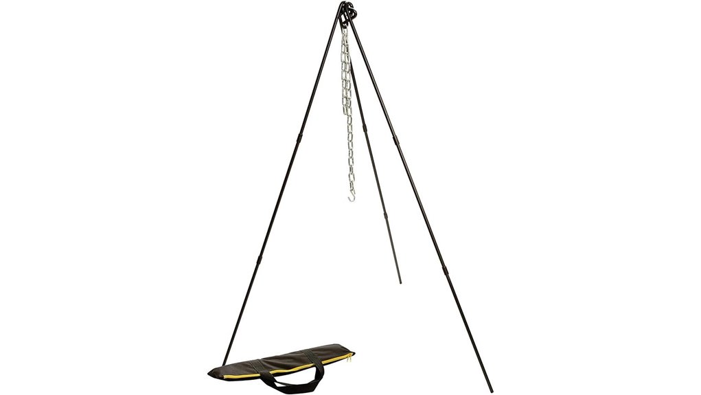 40 60 adjustable campfire tripod