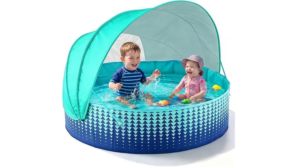 40 foot shaded kiddie pool