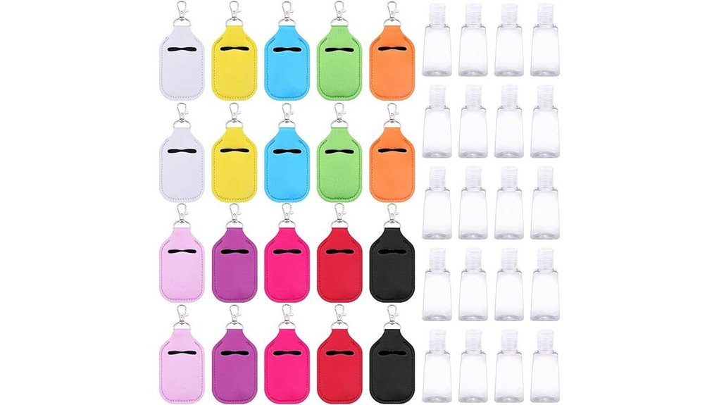 40 piece sanitizer holder set