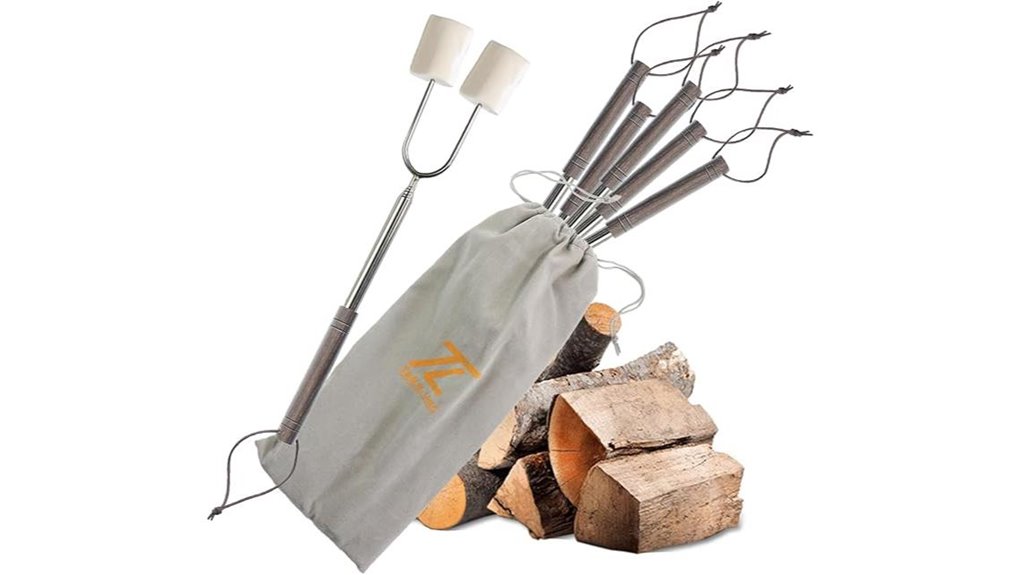 41 inch telescoping marshmallow skewers