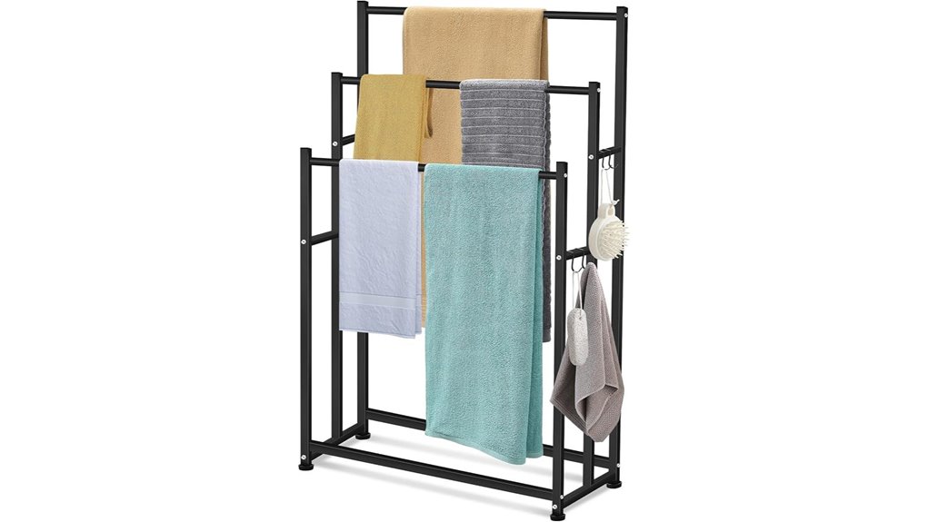 47 6 inch three tier towel rack