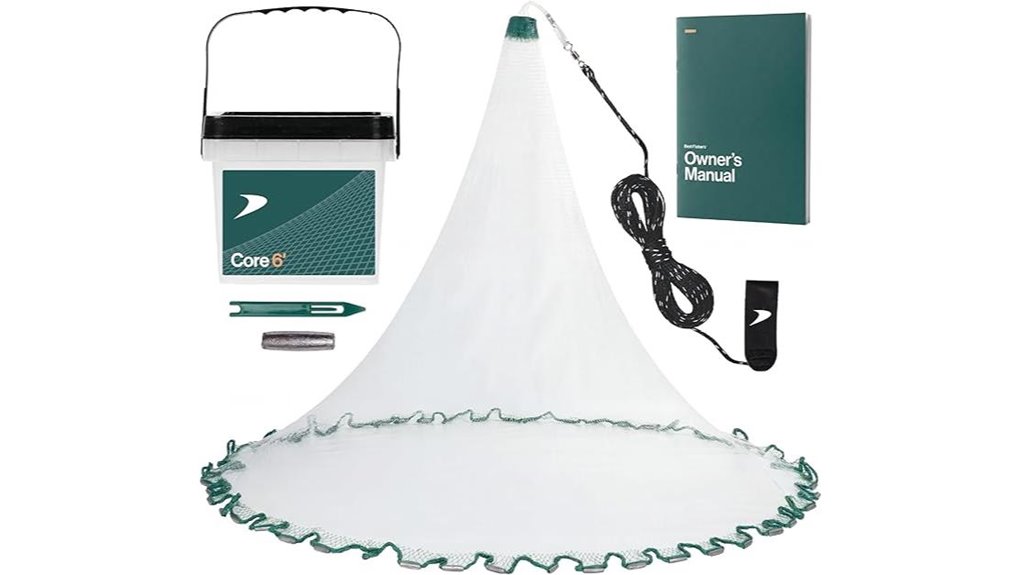 4 12ft mesh double line net