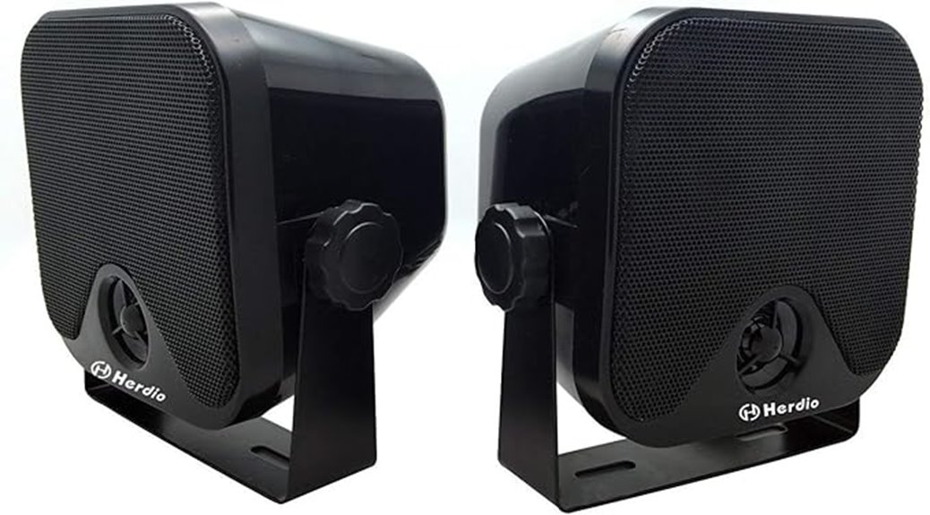 4 inch waterproof marine speakers