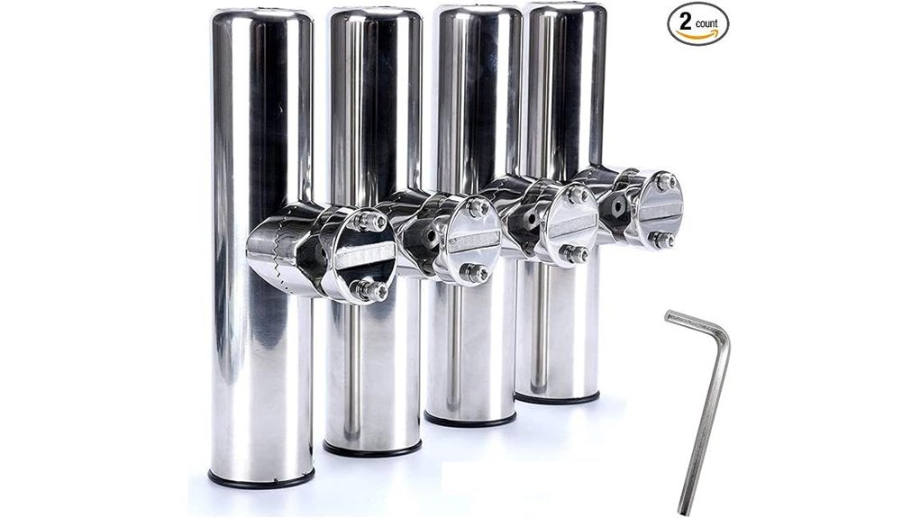 4 piece adjustable rod clamp