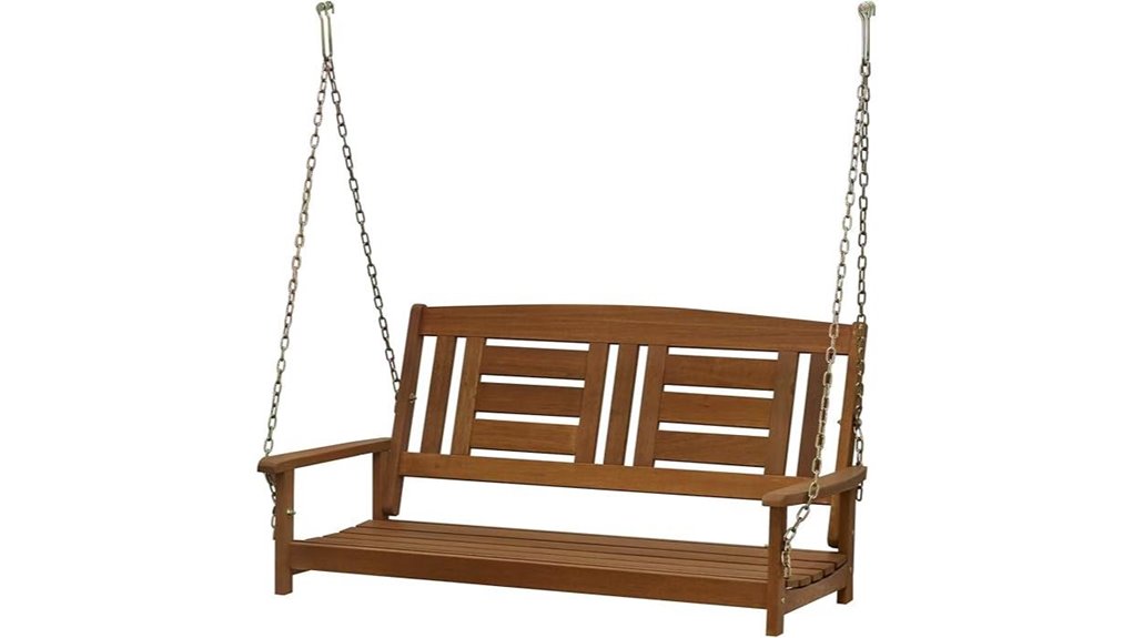 4ft outdoor two seat swing