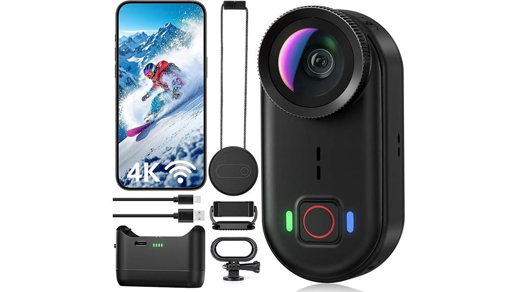4k portable vlogging camera