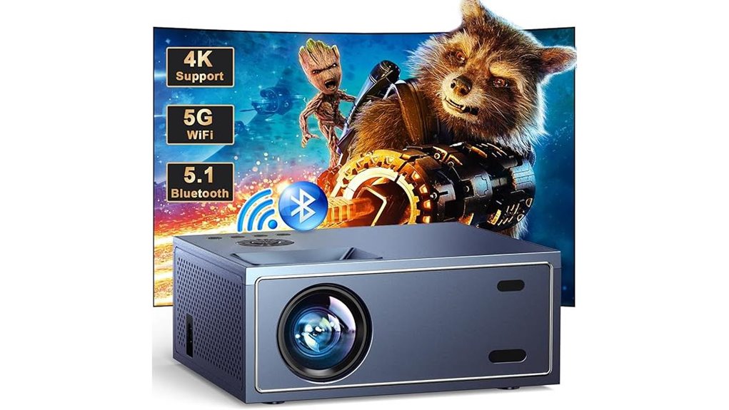 4k portable wireless projector