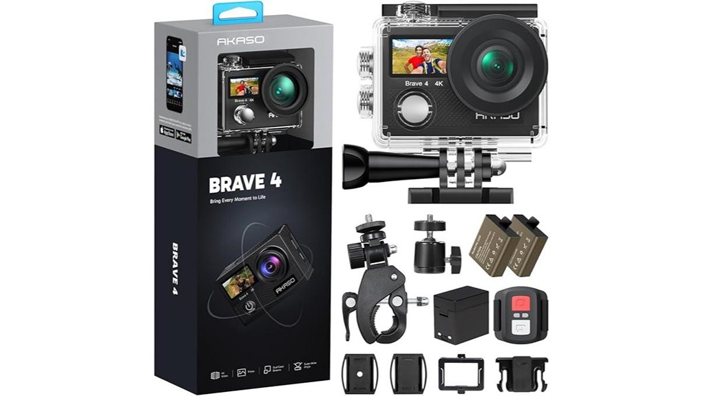 4k waterproof action camera