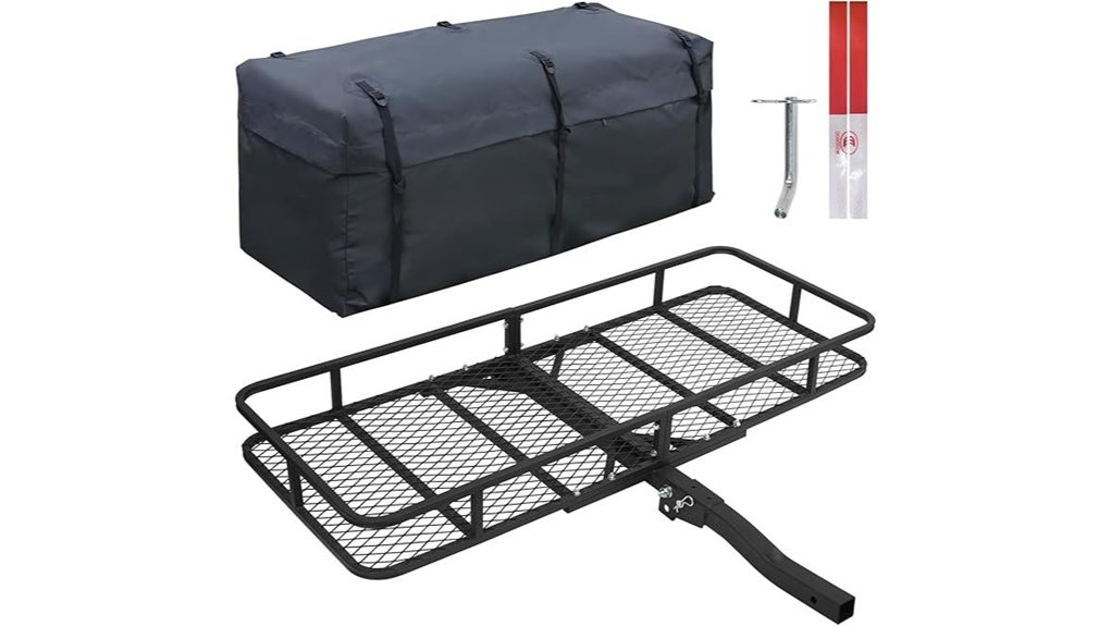 500lb hitch cargo rack