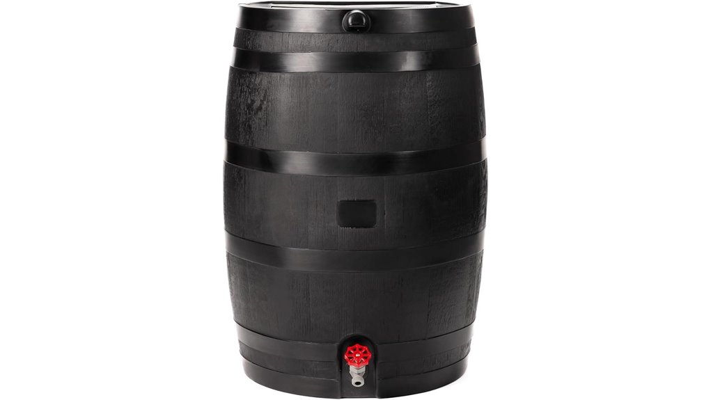 50 gallon recycled rain barrel