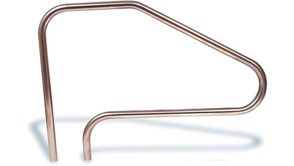 50 inch aqua stainless handrail