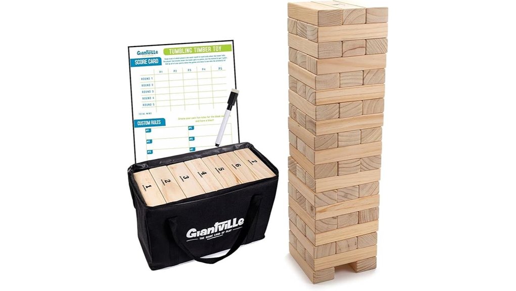 56 piece giantville timber tower
