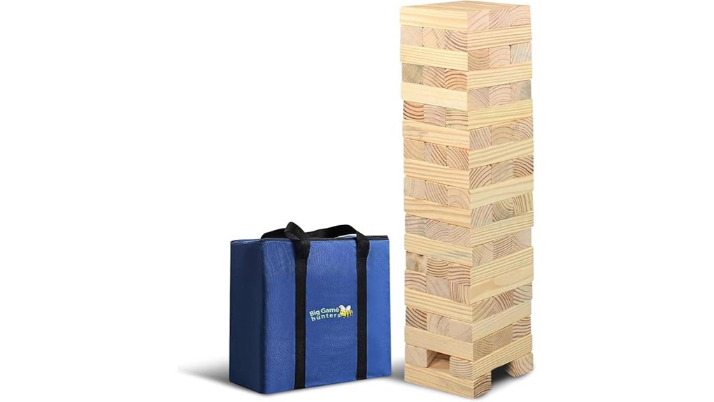 58 piece giant tumble towers