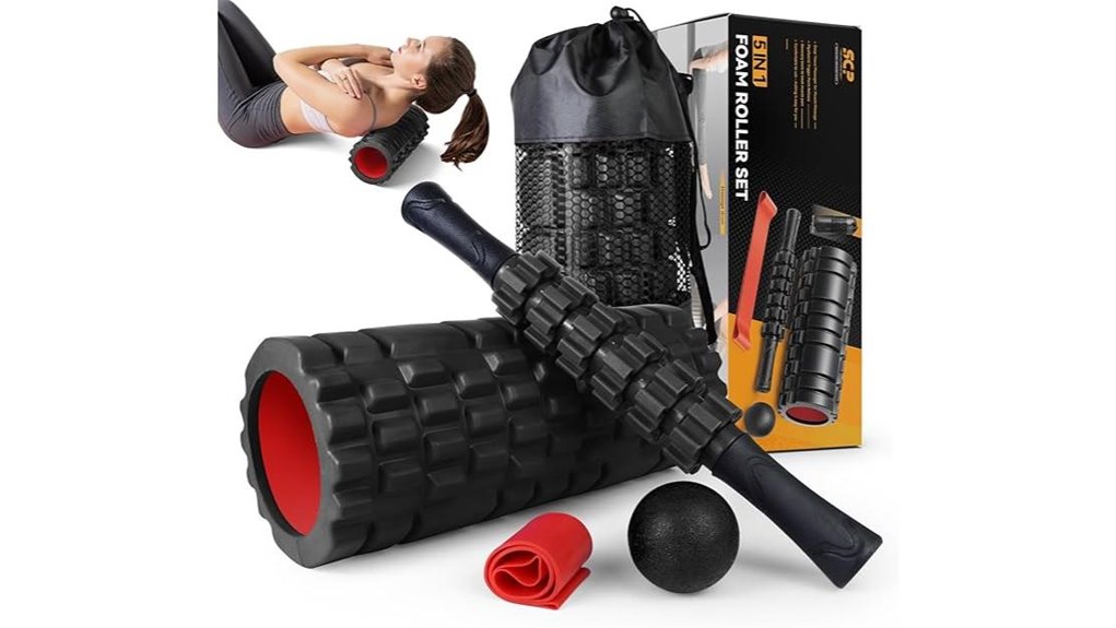 5 in 1 foam roller set